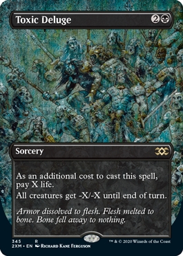 Toxic Deluge Double Masters Alternate Art